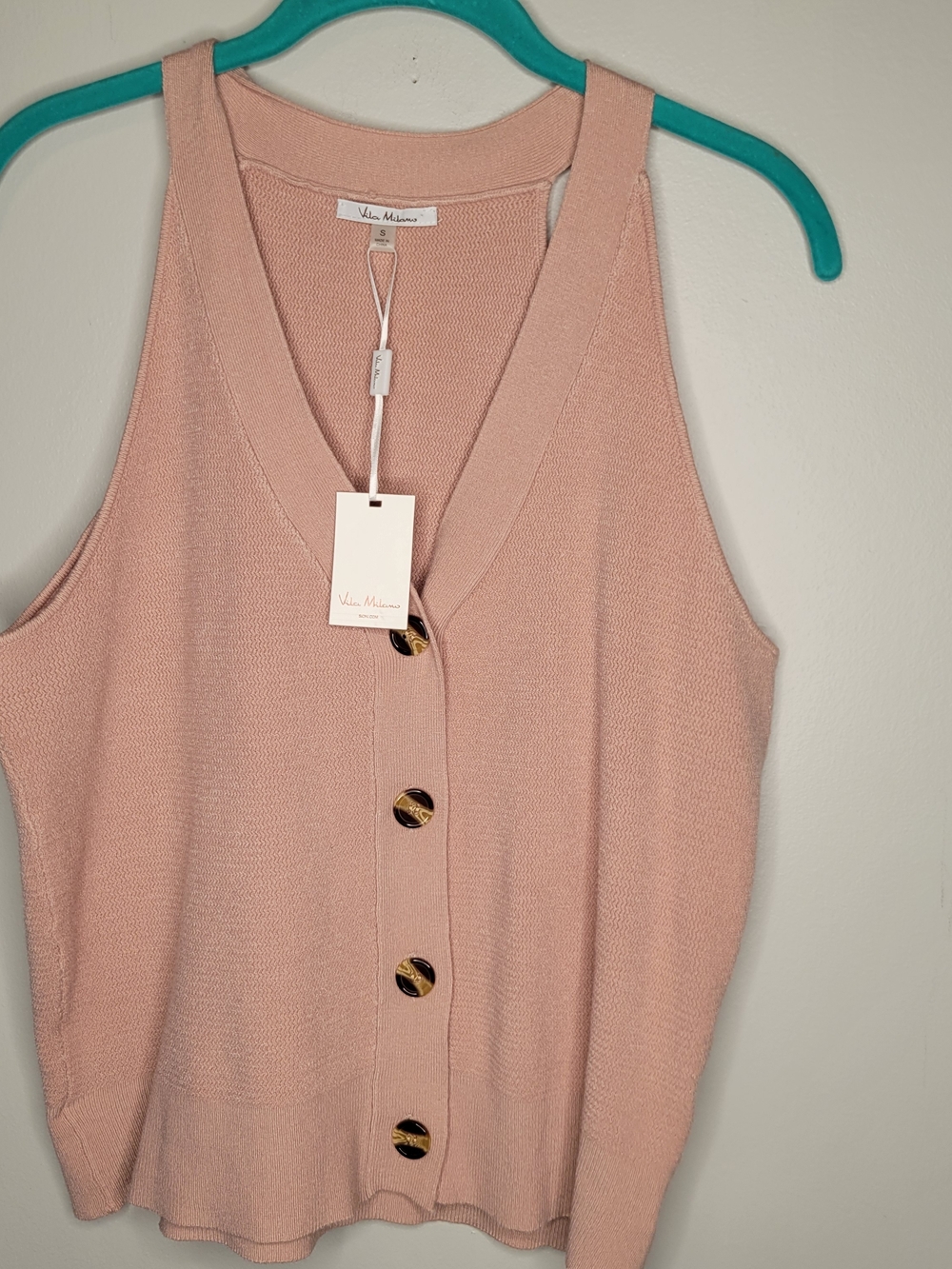 Vila Milano Blush Sweater Vest – Size Small (NWT